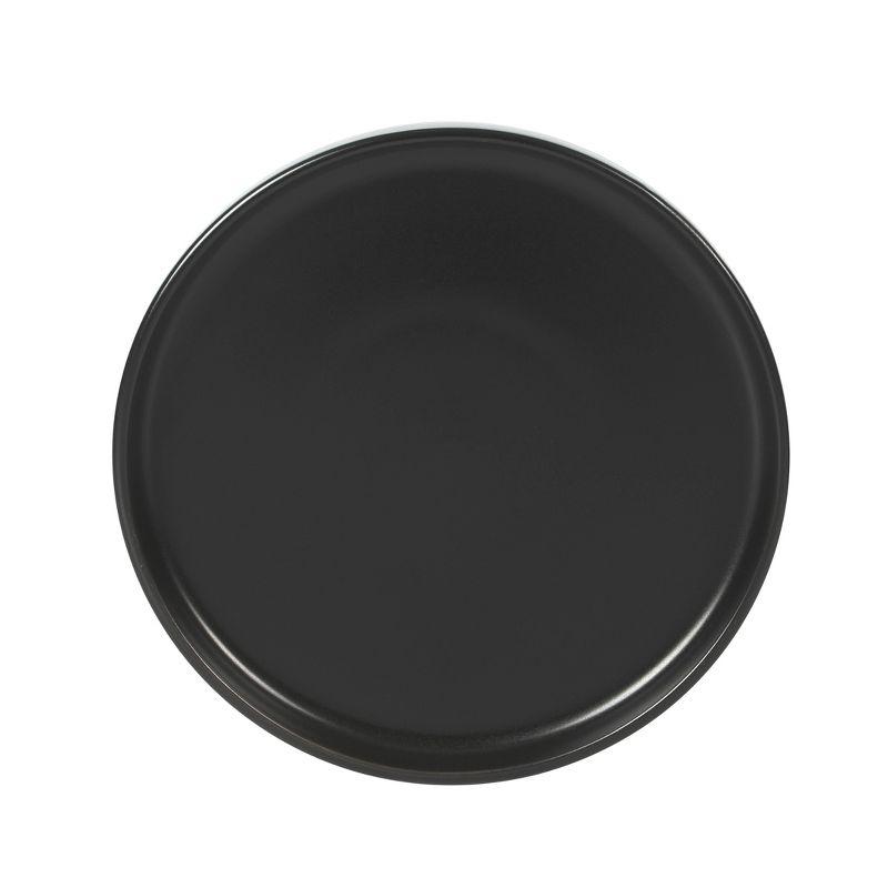 Matte Black Ceramic Stoneware Dinnerware Set - Service for 8