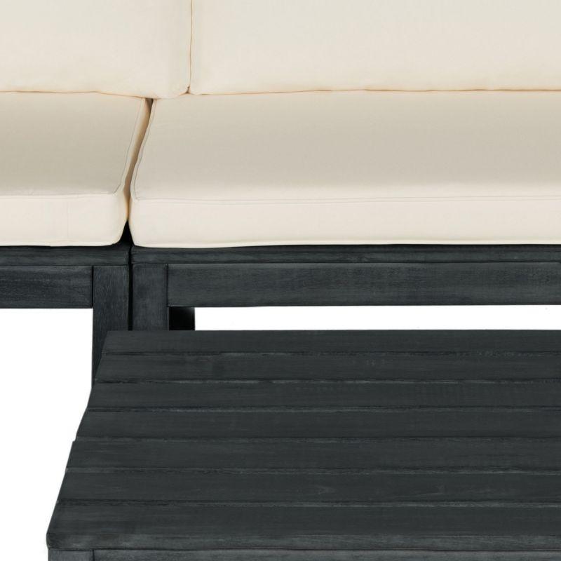 Lynwood Sectional - Indoor/Outdoor - PAT6713 - Dark Slate Gray/Beige - Safavieh