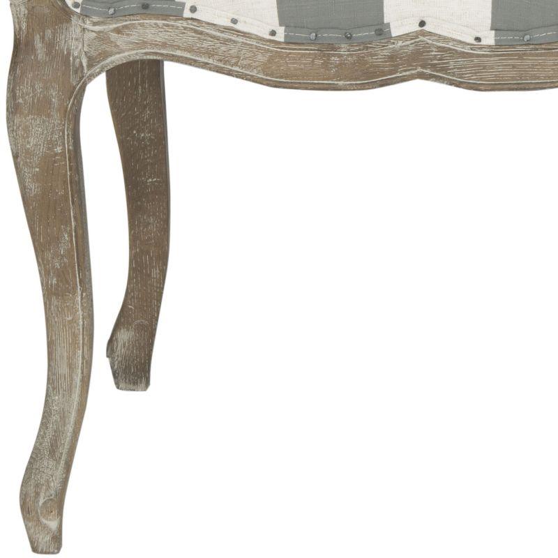 Esther Arm Chair - MCR4575B - Grey/White - Safavieh