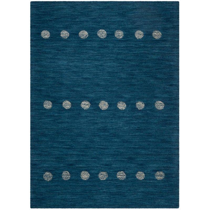 Himalaya HIM590 Hand Loomed Area Rug - Blue - 4'x6' - Safavieh.