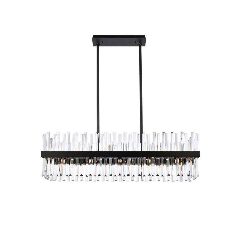 Elegant Lighting Serephina 24 - Light Chandelier in  Black