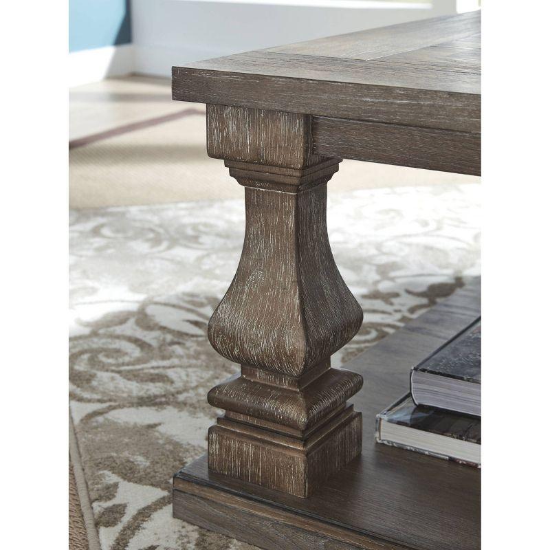 Floor Shelf End Table with Storage