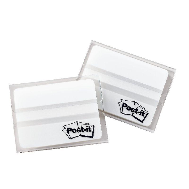 Post-it File Tabs 2 x 1 1/2 Lined White 50/Pack 686F50WH