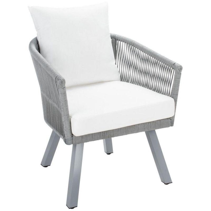 Belmi 4 Piece Rope Living Set - Indoor/Outdoor - PAT7517 - Grey/Beige - Safavieh