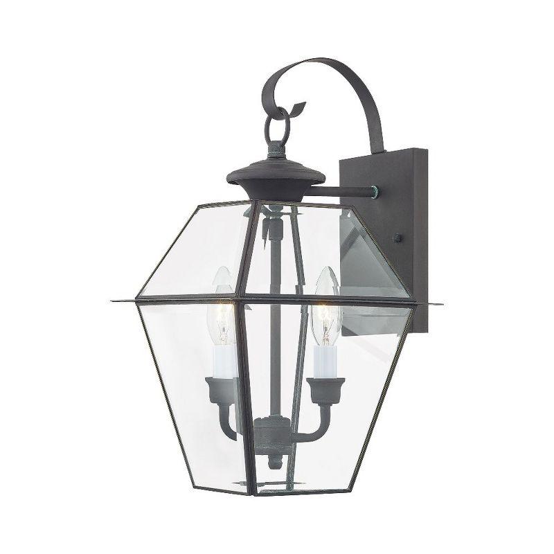 Livex Lighting Westover 2 - Light Wall Light in  Charcoal