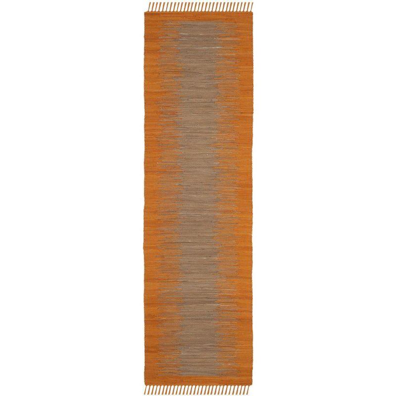 Annia Hand Woven Cotton Abstract Rug