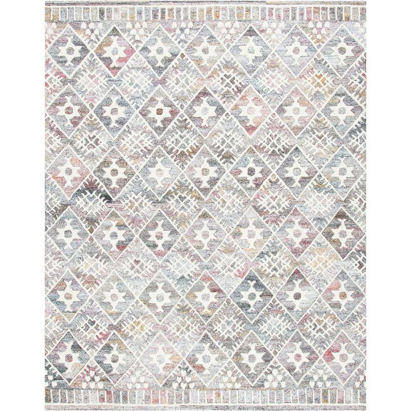 Ivory Elegance 8' x 10' Hand-Tufted Wool Area Rug