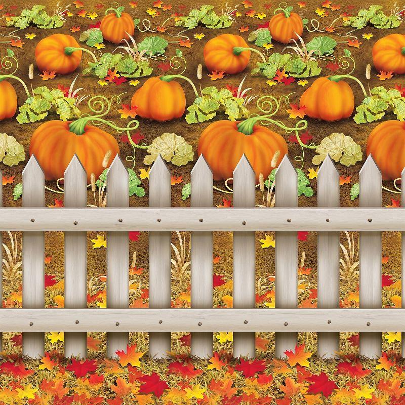 Beistle 4' x 30' Pumpkin Patch Backdrop 90023