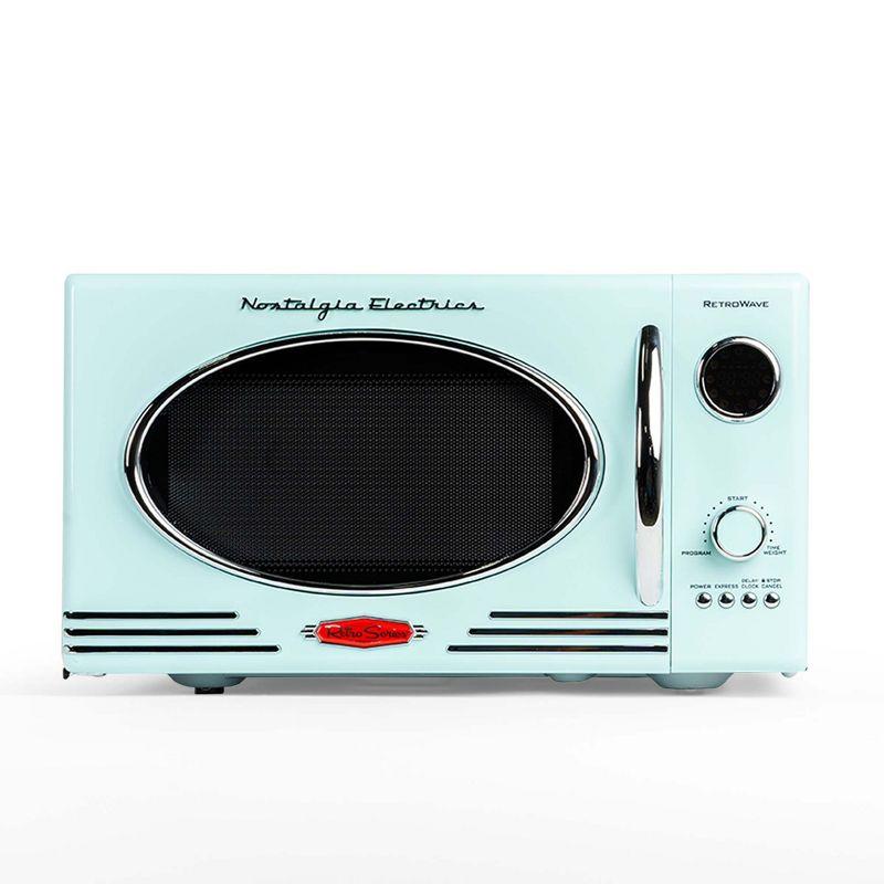 Nostalgia Retro 19" 0.9 cu ft. 800-Watt Countertop Microwave Oven