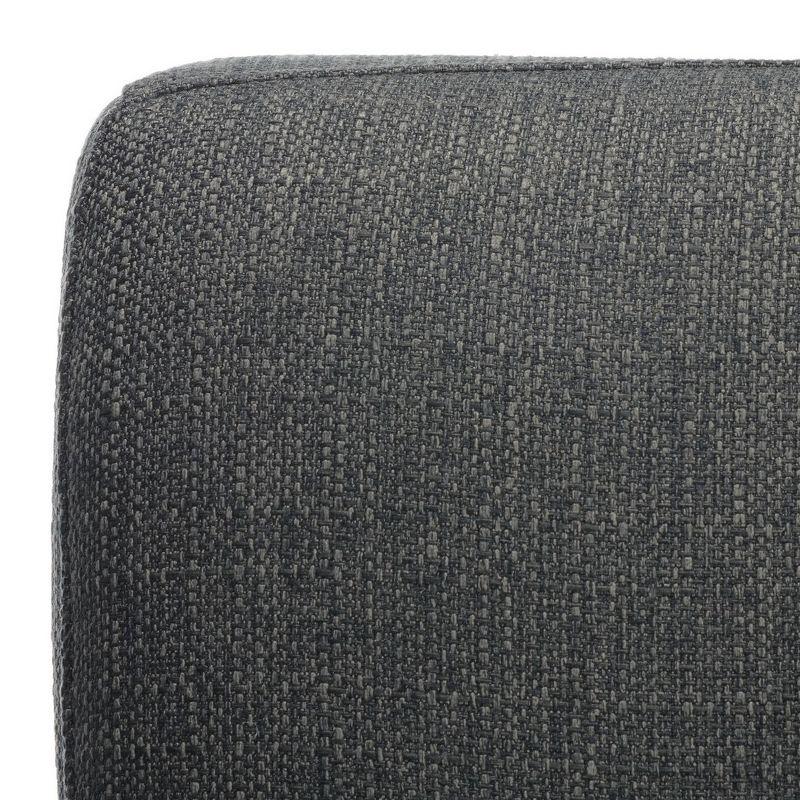 Opal Linen Tufted Arm Chair - SFV4727 - Slate/Grey - Safavieh Couture