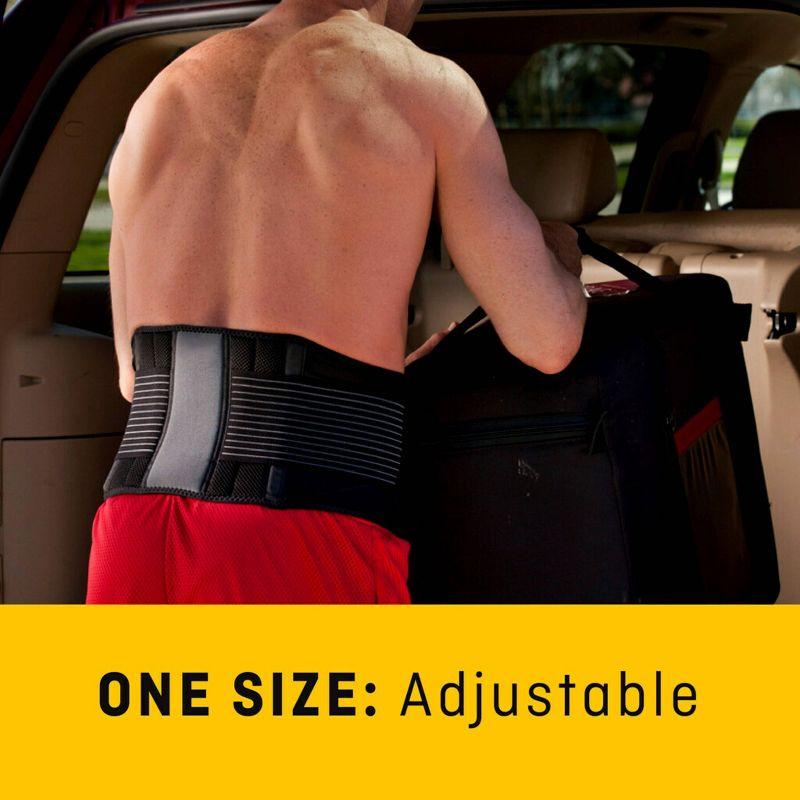 FUTURO Comfort Compression Back Support, Adjustable Deluxe Back Brace - 1pk