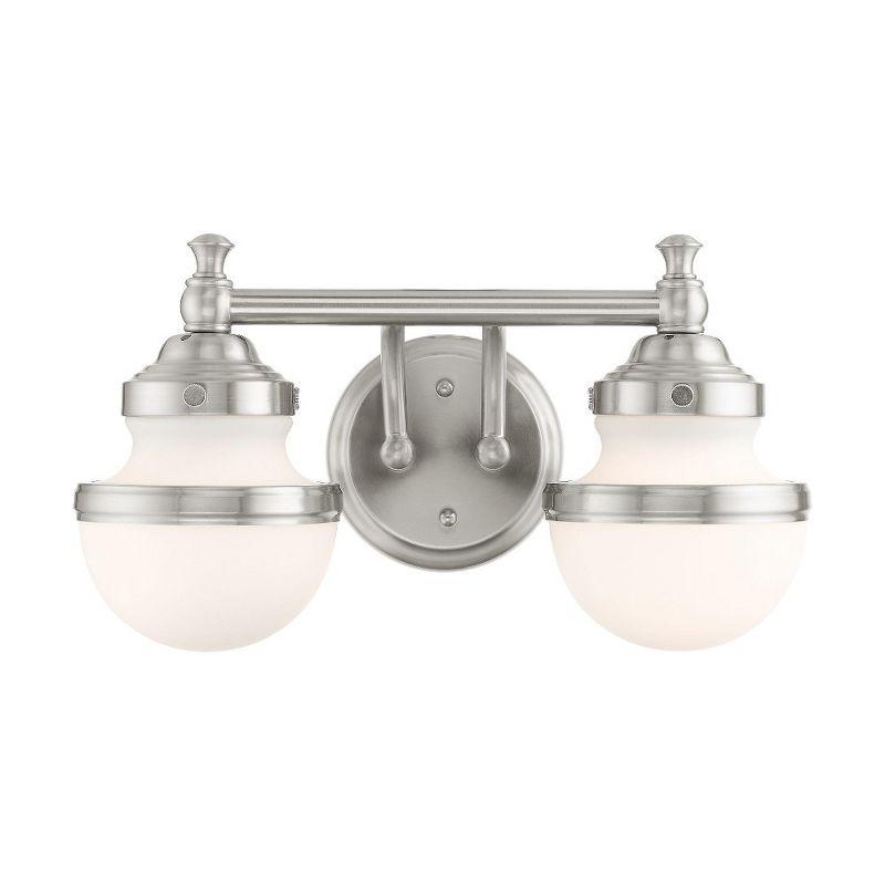 Livex Lighting Oldwick 2 - Light Vanity in  Brushed Nickel