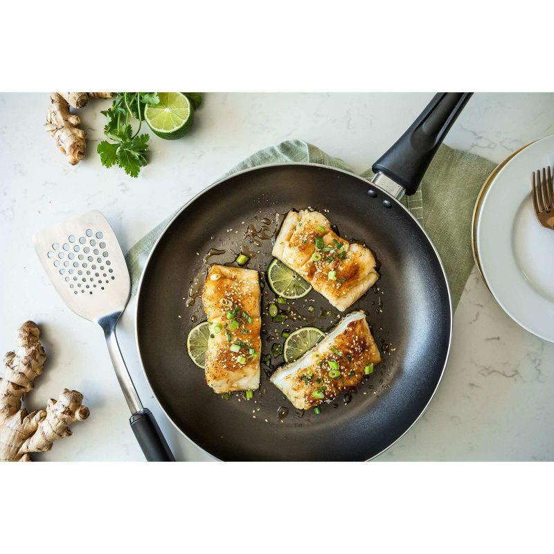 Good Cook 3 Quarts Non-Stick Aluminum Saute Pan