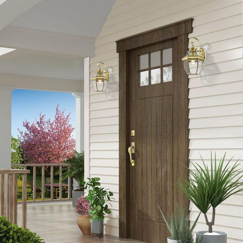 Livex Lighting Monterey 1 - Light Wall Light in  Antique Brass