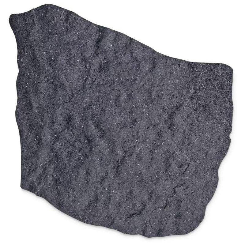 Multy Home Garden Central 18" x 18" Natural Rock Stepping Stones in Grey, 4-pack, Made with Rubber materials & Reviews | Wayfair