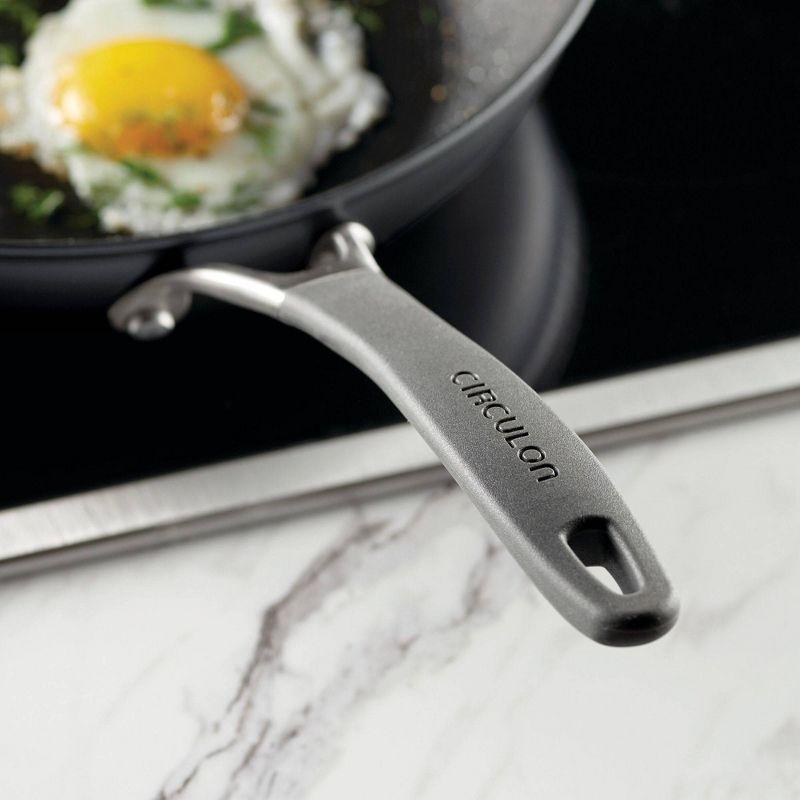 Circulon Circulon ScratchDefense with ScratchDefense Nonstick Induction Pots and Pans Cookware Set, 10 Piece, Graphite