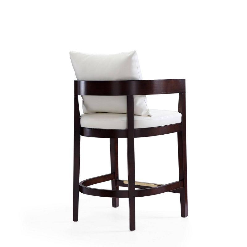 Ritz Beech Wood Counter Height Barstool - Manhattan Comfort