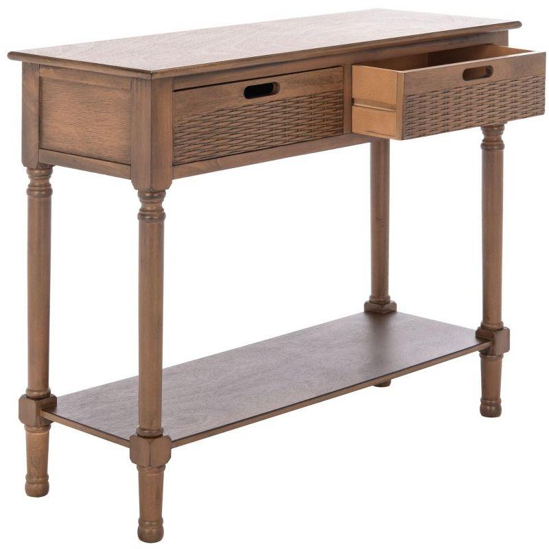 Landers 2 Drawer Console Table - CNS5710C - Brown - Safavieh