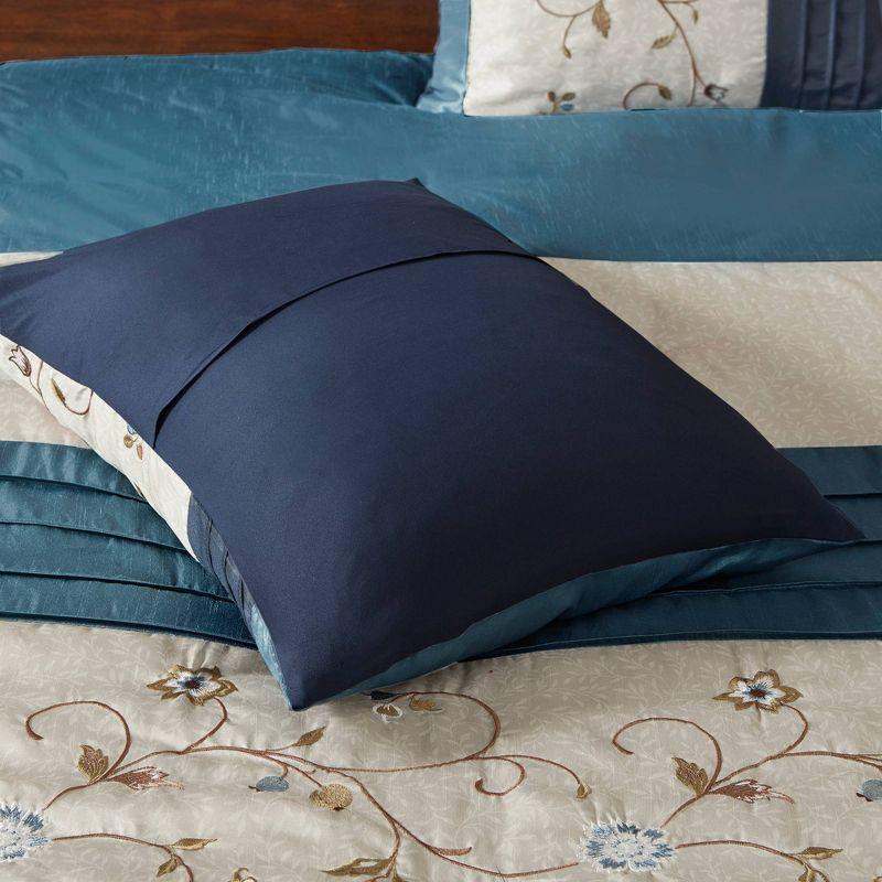 Madison Park Serene Embroidered 7 Piece Comforter Set