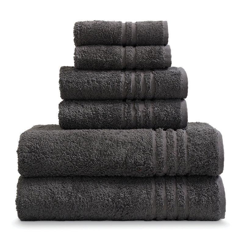 Ella Jayne 100% Cotton 6-piece Towel Set