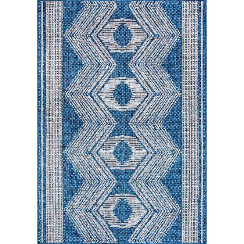 Alvina Blue Indoor/Outdoor Area Rug