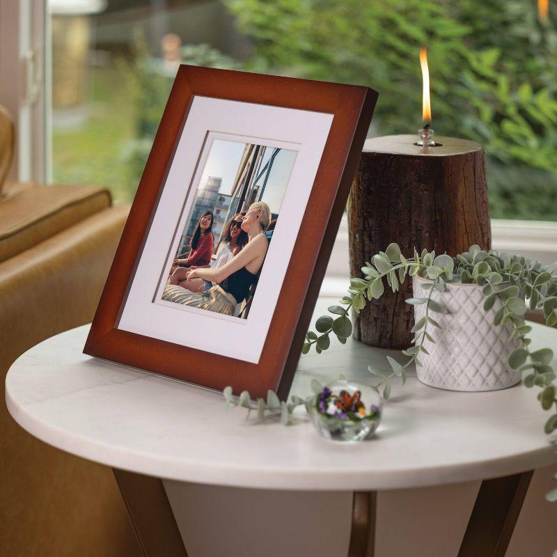 Gallery Solutions Flat Tabletop Wall Frame with Double Mat Image