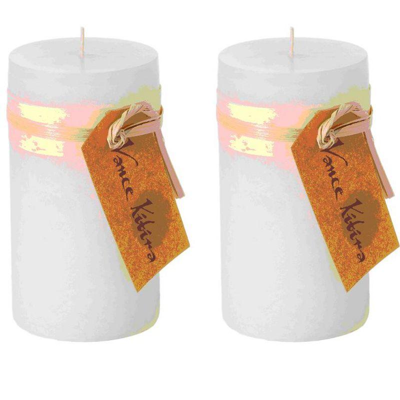 6" Vance Kitira Timber Candle Set of 2