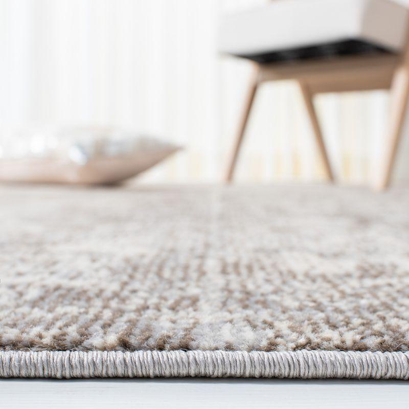 Madison MAD471 Power Loomed Indoor Runner Rug - Grey/Beige - 2'2"x16' - Safavieh