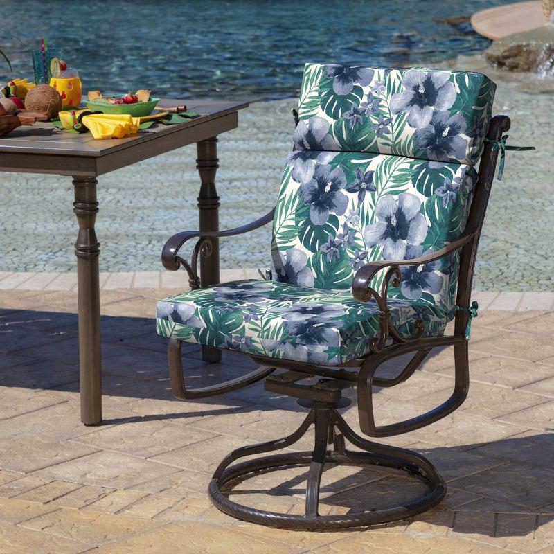 ARDEN Outdoor Chair Cushion 20 x 21, Salome Tropical