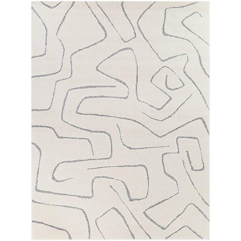 5'3"x7' Tanya Abstract Kids' Area Rug Gray - Balta Rugs