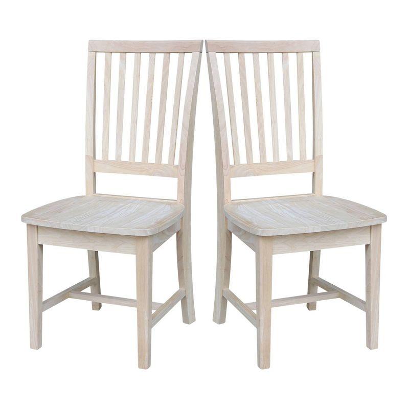 Set of 2 Mission Side Chair - International Concepts