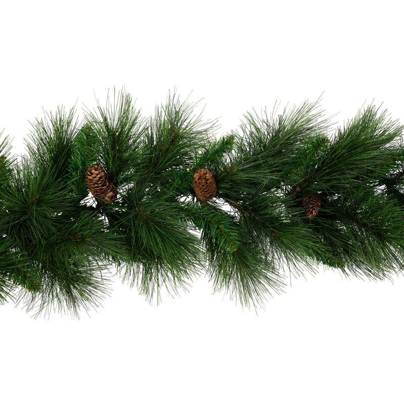 Northlight 9' x 14" Unlit White Valley Pine Artificial Christmas Garland