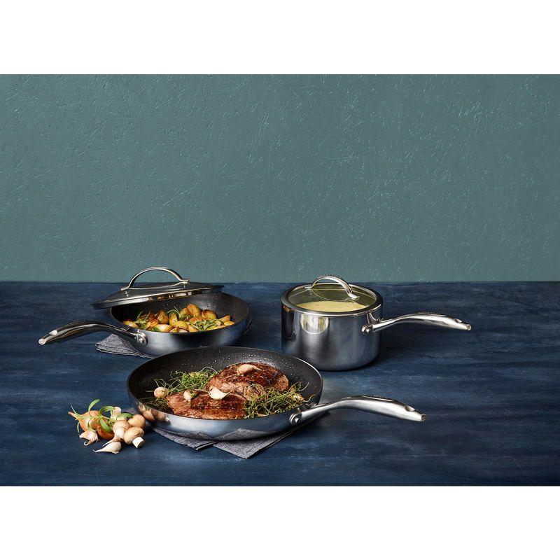 SCANPAN SCANPAN Haptiq 10 Piece Stainless Steel Non Stick Cookware Set