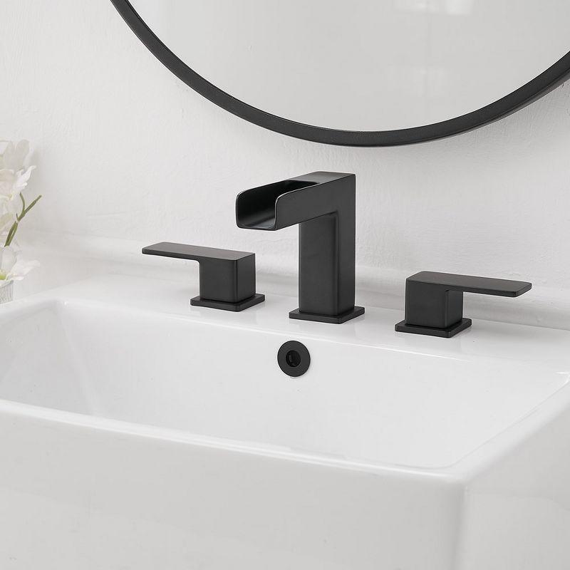 Widespread 2-handle Bathroom Faucet with Drain Assembly