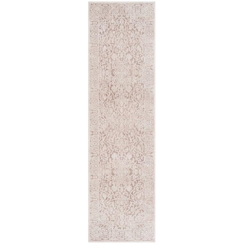 Reflection RFT670 Power Loomed Indoor Runner Rug - 2'3"x6' - Beige/Cream - Safavieh
