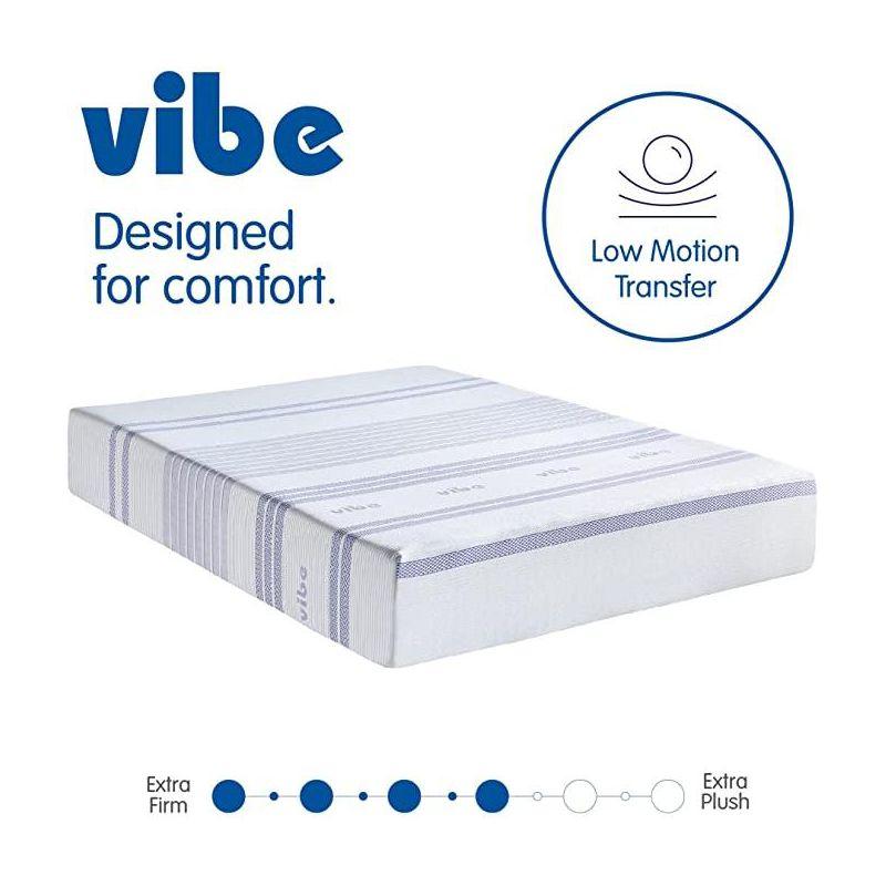Vibe Vibe Gel Memory Foam 12-Inch Mattress | CertiPUR-US Certified | Bed-in-a-Box