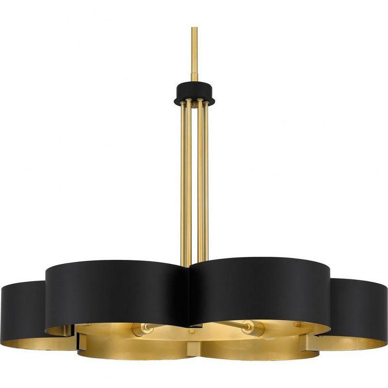 Quoizel Lighting Balsam 6 - Light Chandelier in  Matte Black