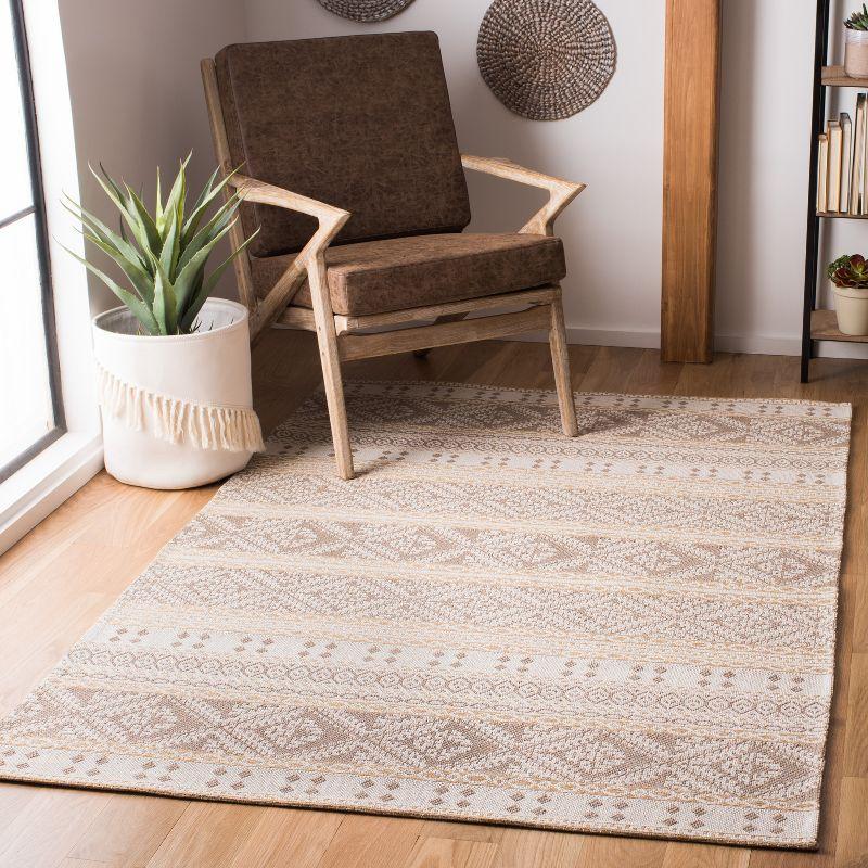 Augustine AGT445 Machine Made Indoor Accent Rug - Taupe/Cream - 2'10"x5' - Safavieh