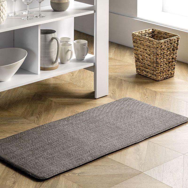 Nuloom Casual Braided Anti Fatigue Kitchen or Laundry Room Comfort Indoor Mat