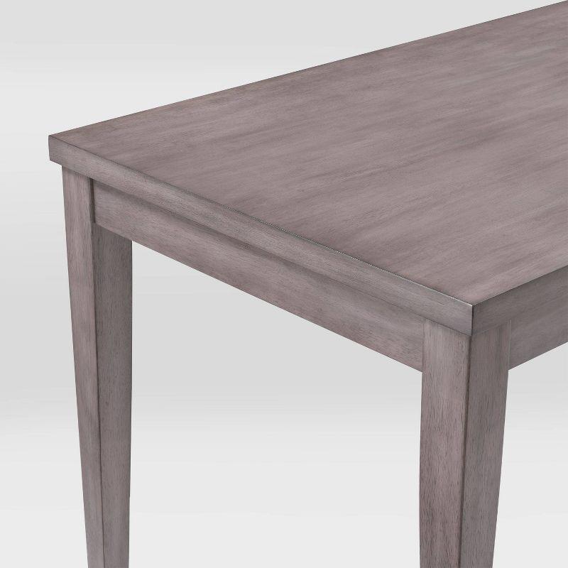 New York Counter Height Wood Dining Table Washed Gray - CorLiving