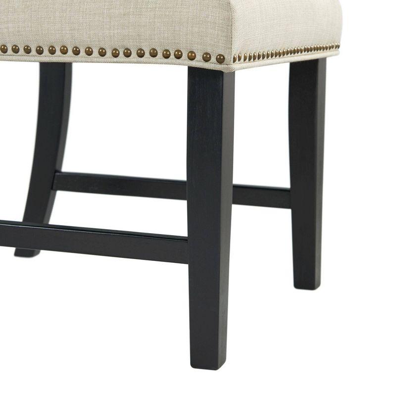 Laudine Solid Wood Side Chair in Taupe