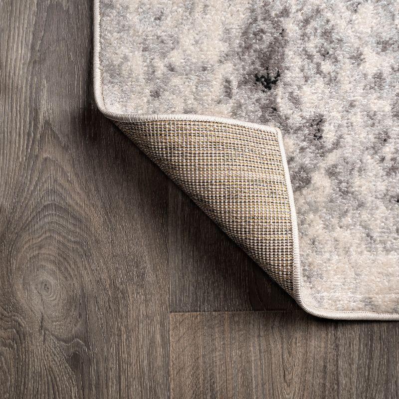 3'x5' Dune Modern Abstract Area Rug, Cream/Gray - JONATHAN Y