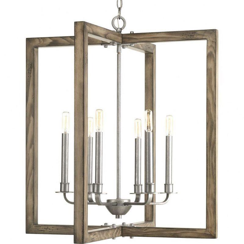 Darcy 6 - Light Dimmable Square / Rectangle Chandelier