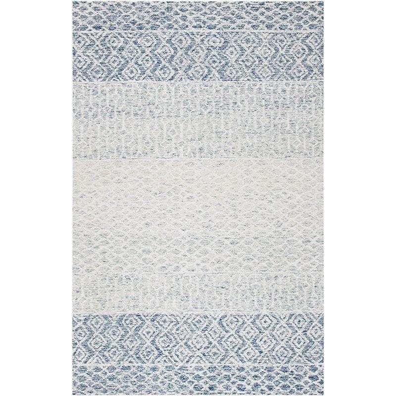 Glamour GLM304 Hand Tufted Area Rug - Blue/Ivory - 8'x10' - Safavieh.
