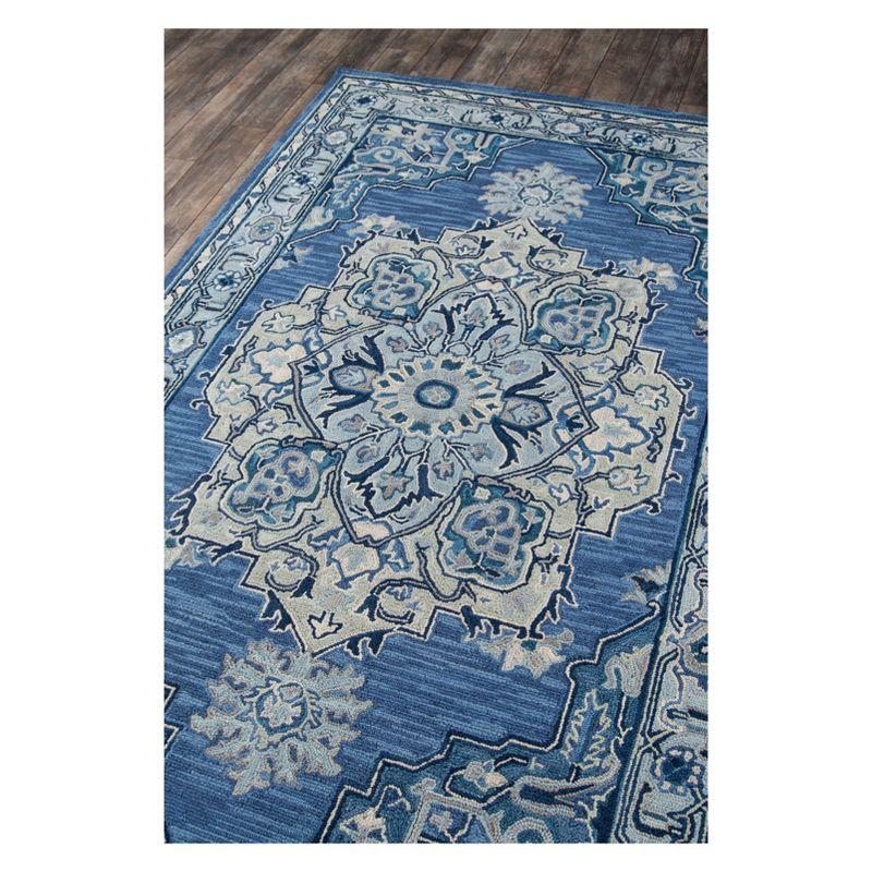 2'x3' Medallion Tufted Accent Rug Denim - Momeni