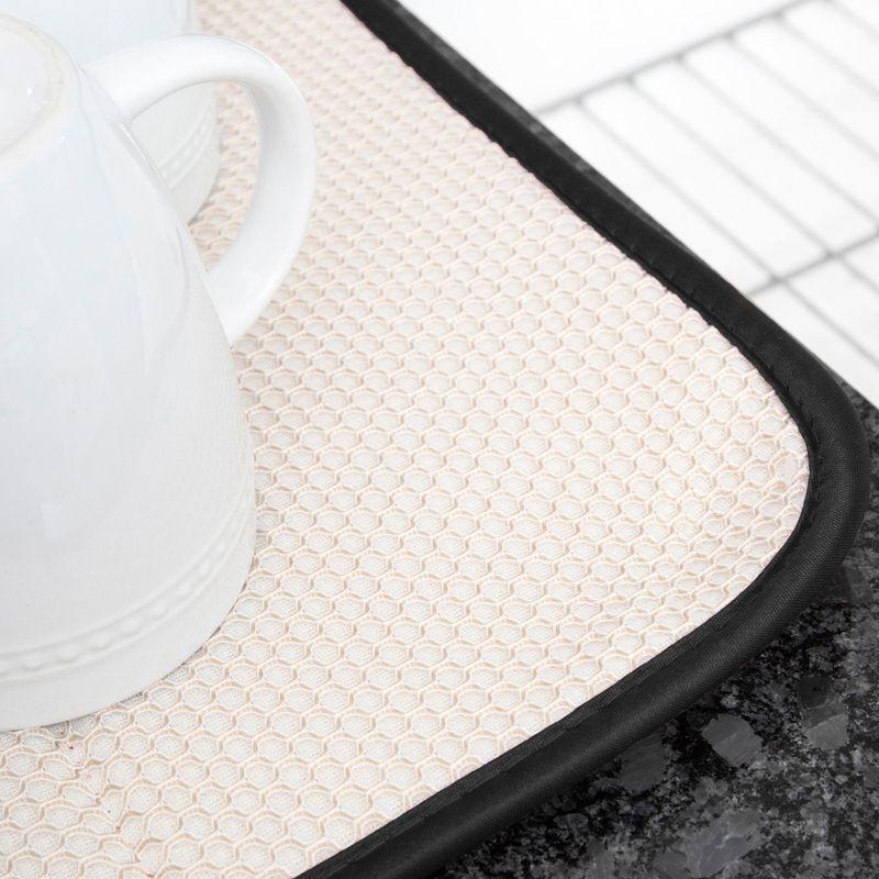 T-fal Microfiber Dish Drying Mat Reverses to Mesh, 2 Piece Set