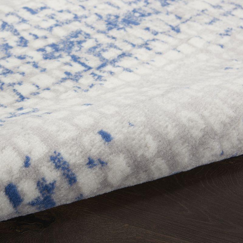 Nourison Whimsicle WHS07 Indoor only Area Rug - Grey Blue 4' x 6'