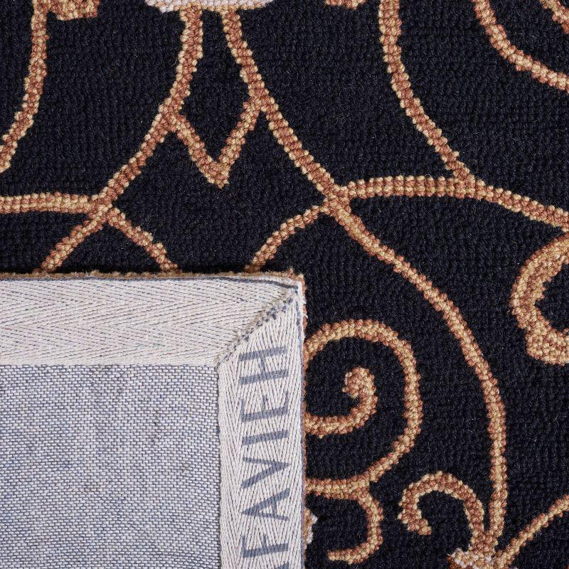 Chelsea HK11 Handmade Accent Rug - 2'6"x4' - Black - Safavieh