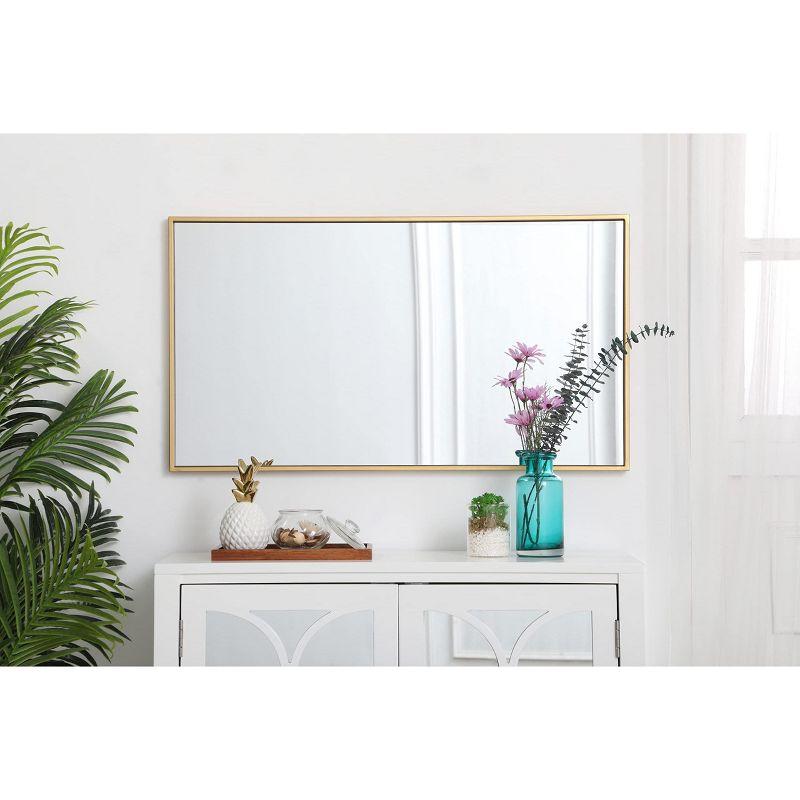 Sabine Metal Rectangle Wall Mirror