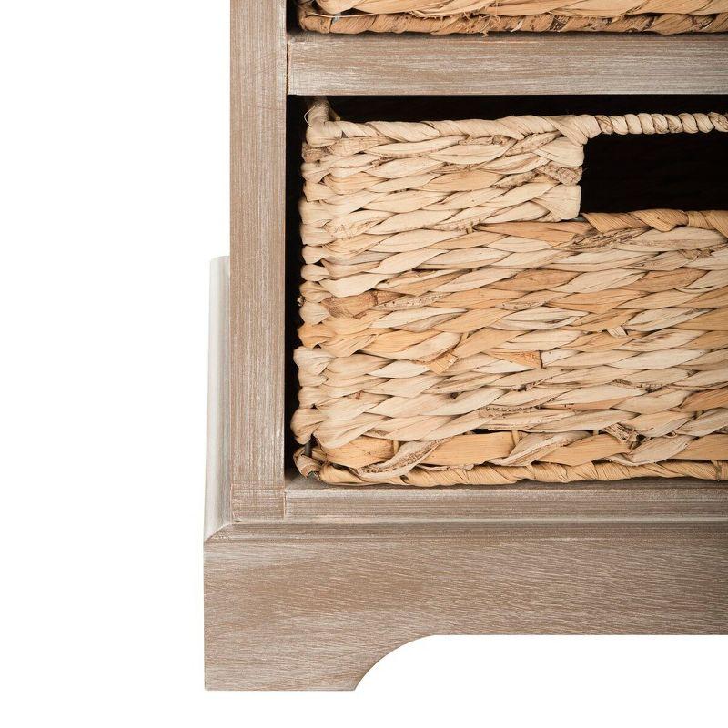 Herman Storage Unit - AMH5702 - White Wash - Safavieh Couture